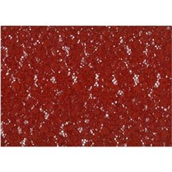 Flower lace rust red