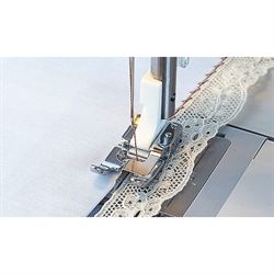 Kantstikningsfod med lineal i midten - 412 796 845