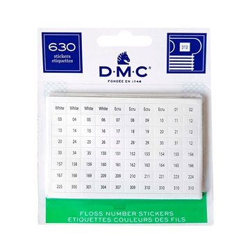 DMC Mouliné nr. klistermærker 