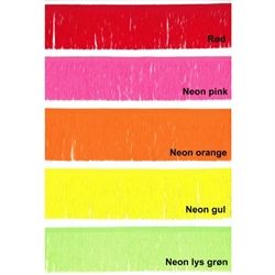 Portu frynser - Neon gul
