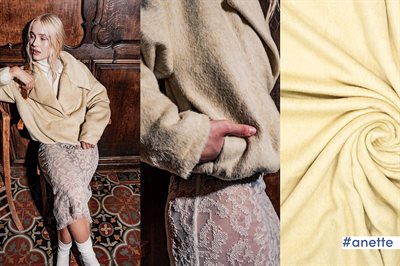 Anette Coat Pale Yellow FM