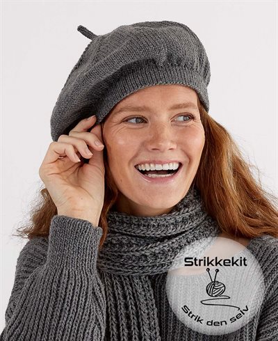 Strikkekit - Baskerhue Mo08MC
