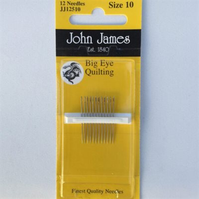 John James Big eye quilting needles