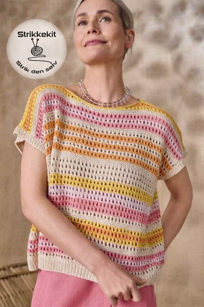 Strikkekit - Sommertop i Linarte
