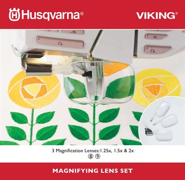 Forstørrelsesglas til Husqvarna Viking maskiner