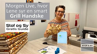 DIY - sy en smart grillhandske - Gratis guide fra Stof og Sy