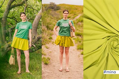 Mina Apple Green Trench FM