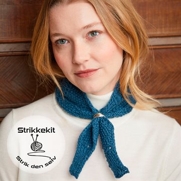 Strikkekit Nairn Neckerchief i Mohair Tweed