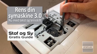 Rens din symaskine - en trin for trin guide fra Stof og Sy