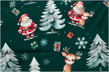 Santas knit green