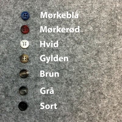 Skjorte Knap 11 mm