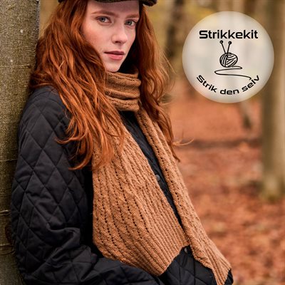 Strikkekit - Stone Scarf