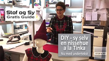 Sy din egen nissehue i Tinka stil - guide fra Stof og Sy