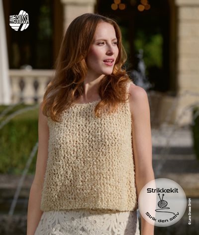 Strikkekit - Top i Frizzante