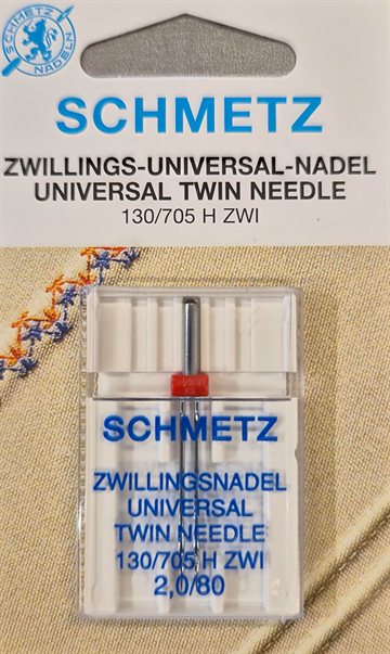 Tvillinge universal nål 2,0 mm
