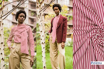 stribet stof, stof med striber