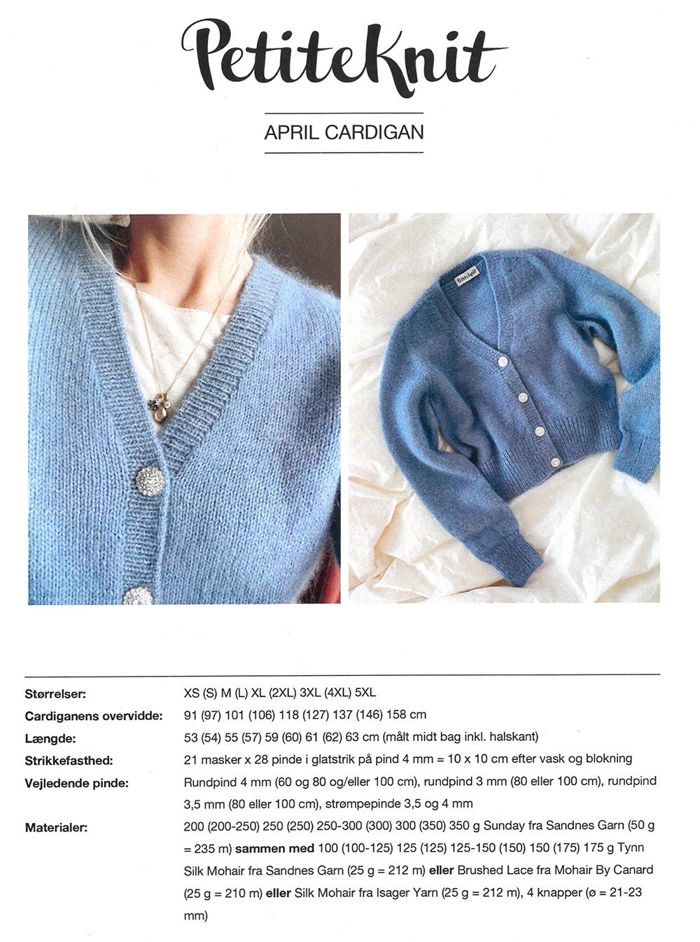 petite knit april cardigan