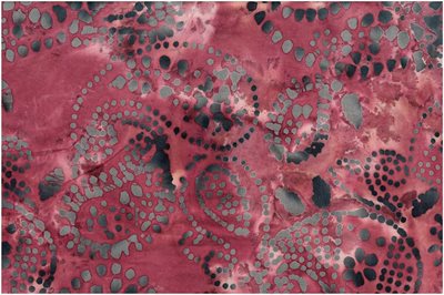 Batik Paisley Wild Rose