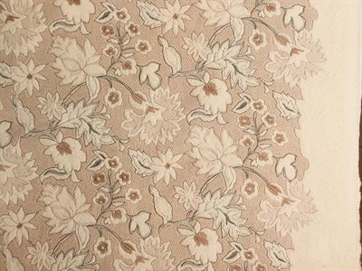 Beige Blomster Quilt