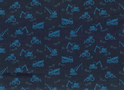 Blue Excavator Knit