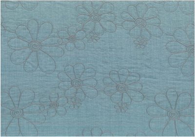 Blue Flower Embroidery