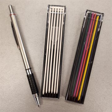 Kridt blyant med udskiftelige farver