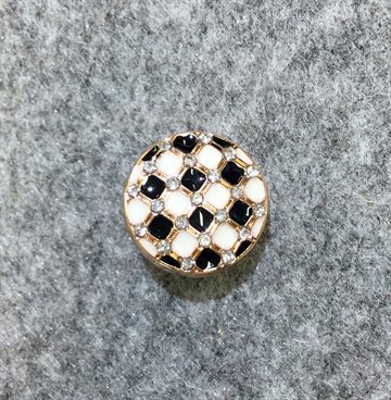 Chess bling knap 18 mm