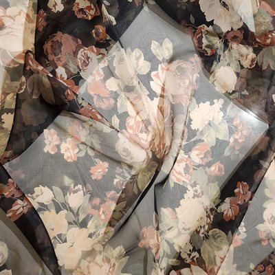 Chiffon Silk Mary\'s Rose