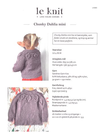Chunky Dahlia mini