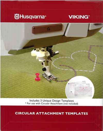 Ekstra skabeloner til cirkel kit Husqvarna Viking