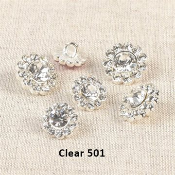 Diamant knapper 15mm clear 501