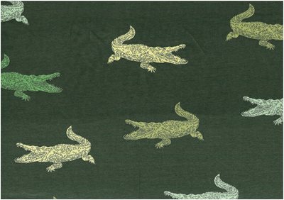 Crocodile army knit