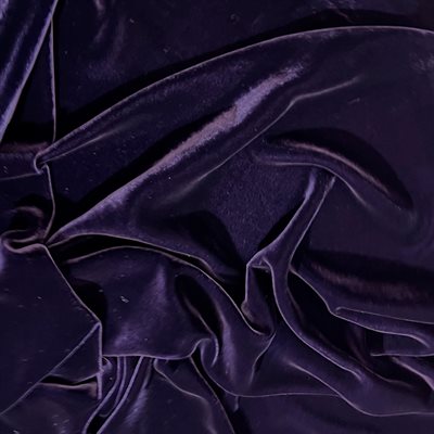 Deluxe silk velvet purple