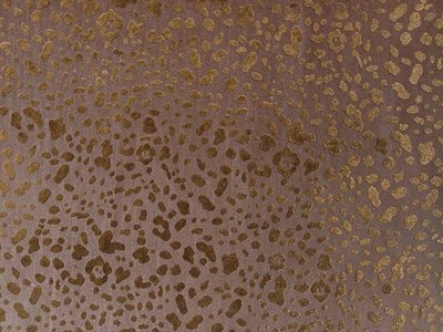 Denim Velluto Leopard