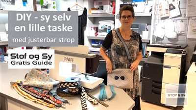 DIY - Sy selv en lille taske med justerbar rem - Gratis guide