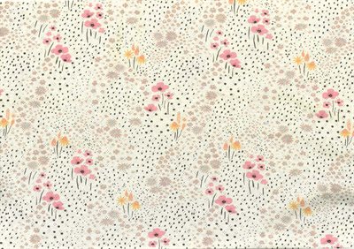 Ecru Pastel Garden Knit