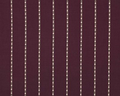 Floral Stripes Burgundy