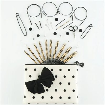 KnitPro Chérie Udskiftelige Rundpindesæt 3-8 mm 10 størrelser