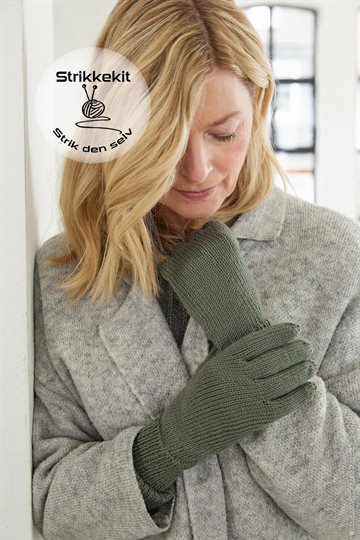 Handsker strikkekit M.E. 2/12 - Cool wool
