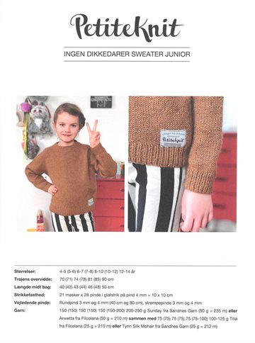 Ingen Dikkedarer sweater junior