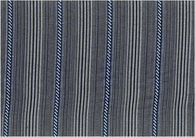Jacquard Stripes Blue and grey