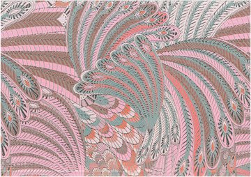 Jacquard shiny Peacock