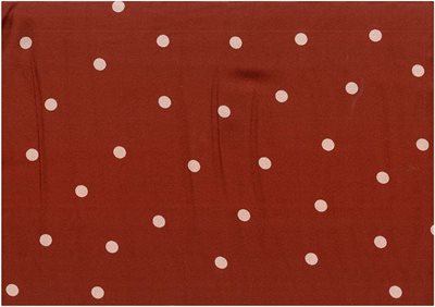 Jolly dot burned red bisque dots 