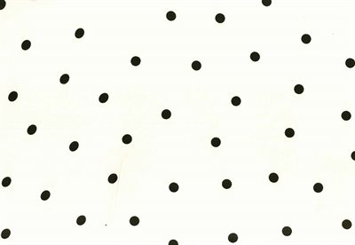 Jolly dots ivory Black dots