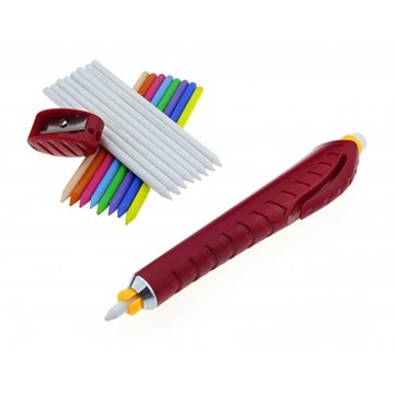 Kridt blyant med udskiftelige farver