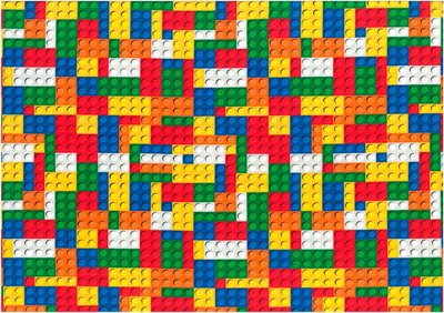 lego klodser, stof med lego