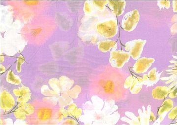 Lilac watercolour tencel