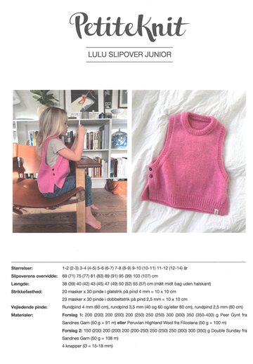 Lulu slipover junior