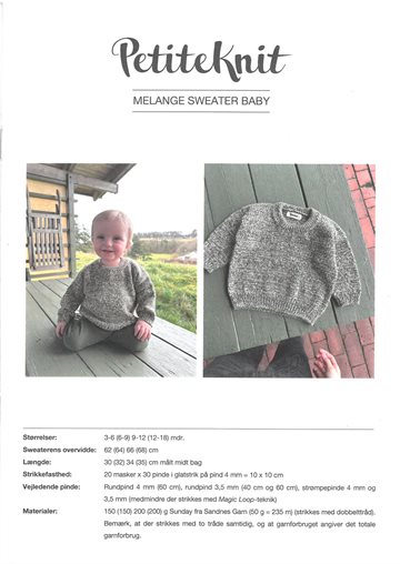 Melange sweater baby