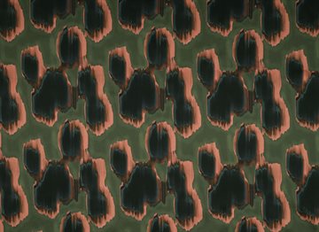 Melted animal army green